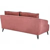 Beliani Trivietė sofa HOBRO burgundo spalvos