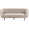 Beliani 3 vietų sofa LOEN smėlio pilkumo spalvos