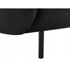 Beliani Trivietė sofa LOEN juoda