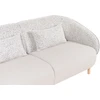 Beliani Sofa UMEA šviesiai smėlio spalvos