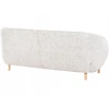 Beliani Sofa UMEA šviesiai smėlio spalvos