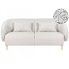 Beliani Sofa UMEA šviesiai smėlio spalvos