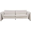 Beliani 3 vietų sofa MAUNU veliūrinė šviesiai smėlio spalvos