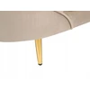 Beliani 2 vietų sofa SAVAR, veliūras, šviesiai smėlio spalvos