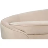 Beliani 2 vietų sofa SAVAR, veliūras, šviesiai smėlio spalvos