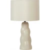 Lampa stołowa Beliani Lampa stołowa keramikinė smėlio sp. VILAR