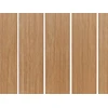 Beliani Sodo stalas MESSINA 100 cm 52 cm, juodas