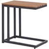 Beliani Sodo staliukas MESSINA 60 cm 35 cm juodas