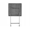 Beliani Sodo baro stalas BORMIO 60 cm 60 cm Metalinis Juodas