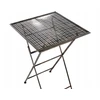 Beliani Sodo baro stalas BORMIO 60 cm 60 cm Metalinis Juodas