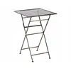 Beliani Sodo baro stalas BORMIO 60 cm 60 cm Metalinis Juodas