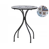 Beliani Bistro staliukas CIVITA 60 cm, metalinis, juodas
