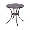 Beliani Bistro staliukas ANDALO 68 cm 68 cm metalinis rudas