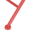 Beliani Bistro staliukas SCARIO 70 cm Metalinis Raudonas