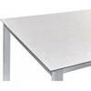 Beliani Stół sodo stiklinis 180 x 90 cm balta COSOLETO