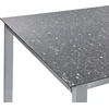 Beliani Stół sodo stiklinis 180 x 90 cm juoda COSOLETO