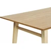 Beliani Valgomojo stalas VARLEY natūralaus uosio spalvos 150 cm x 90 cm