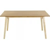 Beliani Valgomojo stalas VARLEY natūralaus uosio spalvos 150 cm x 90 cm