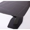 Beliani Valgomojo stalas SANTIAGO baltas marmuras 160 cm 80 cm