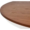 Beliani Valgomojo stalas AKRON, 100 cm, rudas uosio atspalvis, medinis