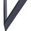 Beliani Valgomojo stalas OXHILL Juodas 120 cm