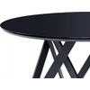 Beliani Valgomojo stalas OXHILL Juodas 120 cm
