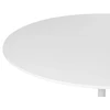 Beliani Valgomojo stalas BOCA baltas 120 cm