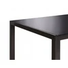 Beliani Valgomojo stalas LAVOS, juodas, 120 cm x 80 cm, grūdintas stiklas
