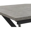 Beliani Valgomasis stalas BENSON šviesiai pilkas, išskleidžiamas 140/180 cm 80 cm