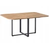 Beliani Išskleidžiamas valgomojo stalas COOPER, rudas, 120/160 cm