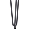 Beliani Išskleidžiamas valgomojo stalas LOUISE rudas 120/160 cm 120 cm