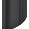 Beliani Valgomojo stalas SHEHO juodas 120 cm