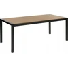 Beliani Sodo stalas VERNIO 180 cm 90 cm metalinis rudas/juodas