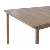 Beliani Sodo stalas FLAVIA 185 cm 96 cm metalinis rudas