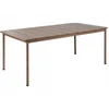 Beliani Sodo stalas FLAVIA 185 cm 96 cm metalinis rudas