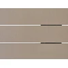 Beliani Sodo stalas CASCAIS 200 cm 105 cm Metalinis smėlio spalvos