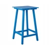 Beliani Sodo baro stalas ADIRONDACK 60 cm 59 cm sintetinė medžiaga mėlynas