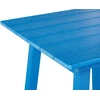Beliani Sodo baro stalas ADIRONDACK 60 cm 59 cm sintetinė medžiaga mėlynas