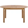 Beliani Sodo stalas TOLVE 150 cm 150 cm Acacia Wood Ruda