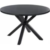 Beliani Sodo stalas MALETTO 120 cm, stiklinis, juodas