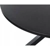 Beliani Sodo stalas MALETTO 120 cm, stiklinis, juodas