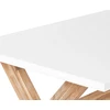 Beliani Sodo stalas OLBIA 200 cm 100 cm betono spalvos baltas