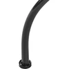 Beliani Bistro staliukas CAMPRENA 60 cm 60 cm metalinis juodas