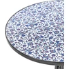 Beliani Bistro staliukas CAMPRENA 60 cm 60 cm metalinis juodas