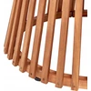Beliani Sodo stalas AGELLO 120 cm 120 cm Akacijos mediena Ruda