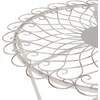 Beliani Bistro staliukas STIFFE 70 cm 70 cm metalinis baltas