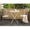 Beliani Bistro staliukas STIFFE 70 cm 70 cm metalinis baltas