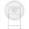 Beliani Bistro staliukas STIFFE 70 cm 70 cm metalinis baltas