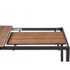 Beliani Išskleidžiamas sodo stalas TOFANE 198/248 cm 90 cm rudas