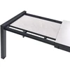 Beliani Išskleidžiamas sodo stalas BINASCO 160/220 cm 90 cm smėlio spalvos